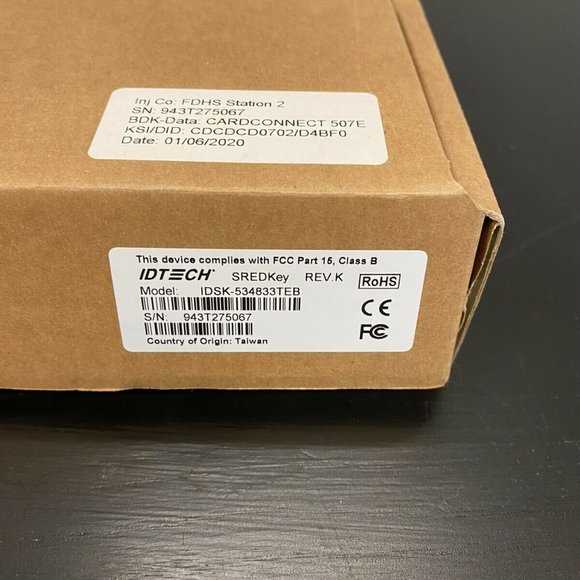 NEW SREDKEY IDTECH MAGSTRIPE CREDIT CARD READER - Picture 5 of 6